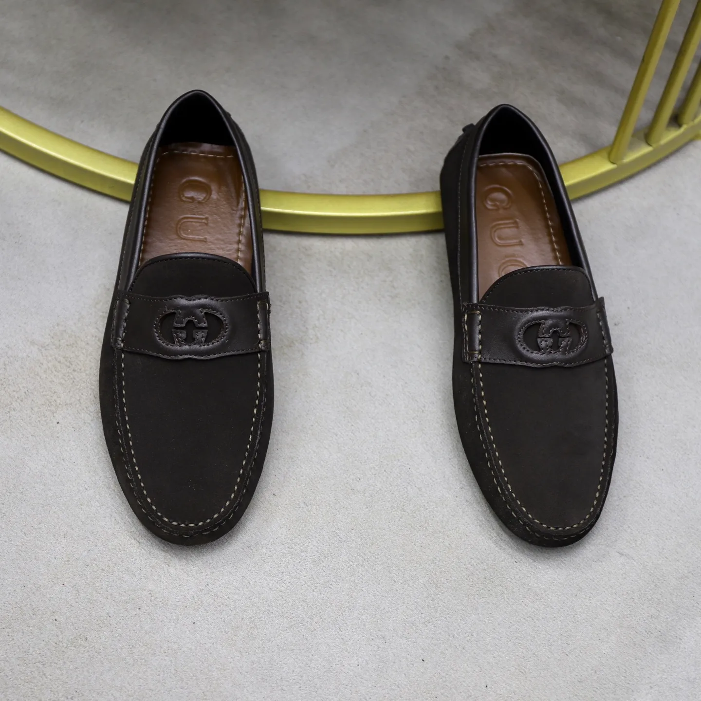 Ex-factory price: 480💰【GUCCI】Gucci ⚠️High-end men’s driving and pedal series ⚠️38-44 (customized for 45) ⚠️All original cowhide leather! Thick and soft! Made entirely of calfskin lining! Rubber sheet anti-slip beanie sole! Three-dimensional package technology! Fashionable and classic! Handicrafts! Original high quality! Feel free to compare!